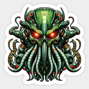 Biomech Cthulhu Overlord S01 D03 Sticker